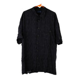 Vintage black John Ashford Hawaiian Shirt - mens xx-large