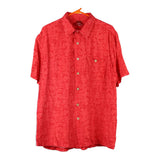 Vintage red Junction West Hawaiian Shirt - mens large
