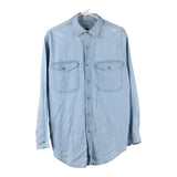 Vintage blue Basic Editions Hawaiian Shirt - mens small