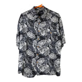 Vintage grey Puritan Hawaiian Shirt - mens large