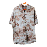 Vintage blue Toes On The Nose Hawaiian Shirt - mens large