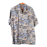 Vintage blue Pacific Legend Hawaiian Shirt - mens xx-large