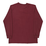 Vintage burgundy Dickies Long Sleeve T-Shirt - mens large