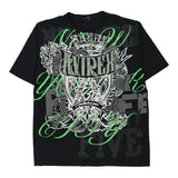 Vintage black Avirex T-Shirt - mens x-large