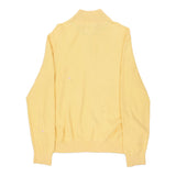 Vintage yellow Tommy Hilfiger 1/4 Zip - mens medium