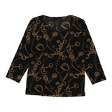 Vintage black Evidence Top - womens small