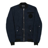 Vintage navy Your Turn Bomber Jacket - mens medium