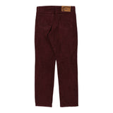 Vintage burgundy Just Cavalli Trousers - womens 34" waist