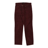 Vintage burgundy Just Cavalli Trousers - womens 34" waist