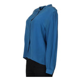 Paolo Prisco Shirt - Large Blue Silk