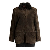 Unbranded Suede Jacket - 2XL Brown Leather