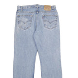 LEVI'S 505 Mens Jeans Blue Regular Straight Denim Medium W36 L32 Classic Zip