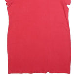 CHAMPION Womens Red Bodycon Jersey Plain Short Sleeve Mini L Casual Summer Dress