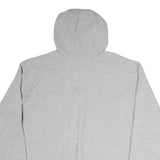 CARHARTT Mens Grey Hoodie 2XL Logo Print Cotton Pullover Sweatshirt