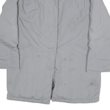 WALMOR Womens Grey Quilted Jacket XL Polyester Blend Woven Warm Zip Closure