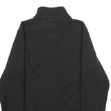 THE NORTH FACE Womens Black Fleece Jacket M Polyester Zip Activewear Casual