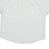 LEVI'S Mens Blue & White Pattern Cotton Blend Short Sleeve XL Shirt Casual