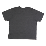 CARHARTT Mens Grey Henley T-Shirt 2XL Short Sleeve Button Neck Casual Workwear