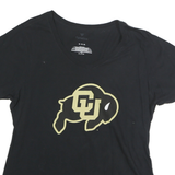 FANATICS Mens Black Cotton Graphic T-Shirt XL V-Neck Short Sleeve Casual Wear