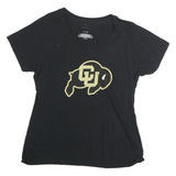 FANATICS Mens Black Cotton Graphic T-Shirt XL V-Neck Short Sleeve Casual Wear