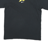 NIKE Mens Black Crew Neck Short Sleeve En Fuego Graphic T-Shirt M Cotton Blend