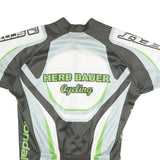 CANARI Mens Black & Green Cycling T-Shirt L Short Sleeve Crew Neck Sportswear