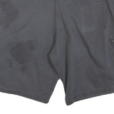 WRANGLER Mens Shorts Blue Grey Cargo Relaxed Fit S W34 Cotton Blend Casual