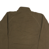 THE NORTH FACE Mens Brown Plain Pullover Jumper Crew Neck Regular M Fleece