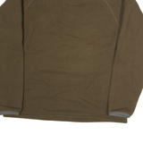 THE NORTH FACE Mens Brown Plain Pullover Jumper Crew Neck Regular M Fleece