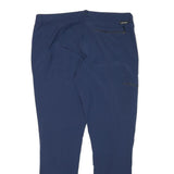 SCHOFFEL Womens Regular Blue Polyester Blend Zip Trousers W36 L30 Outdoor Casual