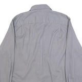WRANGLER Mens Grey Shirt S Cotton Blend Casual Long Sleeve Button Down