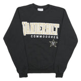 CHAMPION Mens Black Vanderbilt Commodores Crew Neck S Cotton Blend Sweatshirt