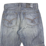 SMOG Mens Shorts Blue Denim Classic S W30 Casual Cotton Blend Stylish