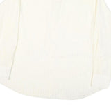 WRANGLER Mens White Polyester Blend Western Shirt XL Button Front Pockets