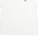 LEVI'S Womens White L Classic T-Shirt Short Sleeve Crew Neck Cotton Logo