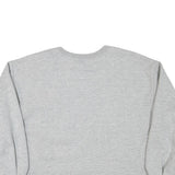 MISS SELFRIDGE Womens Grey Crew Neck UK 14 Embroidered Sweatshirt Crop Top