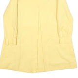 CYCLONE Womens Yellow Jacket M Polyester Plain Button Closure Stylish