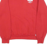 RUSSELL ATHLETIC Mens Red S Pullover Sweatshirt Cotton Blend Casual Crew Neck