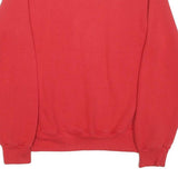 RUSSELL ATHLETIC Mens Red S Pullover Sweatshirt Cotton Blend Casual Crew Neck