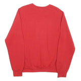 RUSSELL ATHLETIC Mens Red S Pullover Sweatshirt Cotton Blend Casual Crew Neck
