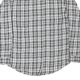 FILA Mens Black & White Check Shirt XL Button Down Cotton Casual Regular Fit