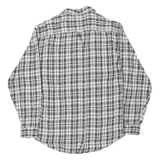 FILA Mens Black & White Check Shirt XL Button Down Cotton Casual Regular Fit