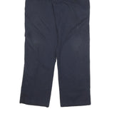 DICKIES Mens Cotton Blend Navy Regular Fit Straight Leg Trousers W34 L31