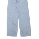 LEVI'S Womens Blue Loose Straight Denim Light W26 L29 Comfortable Zip Jeans