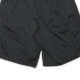 ADIDAS Mens Black Casual Sports Shorts M W27 Polyester Blend Stripe