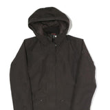 MAMMUT Womens Black Outdoor Jacket S Polyester Blend Hooded Zip Plain Stylish