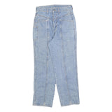 Womens Light Blue Relaxed Fit Straight Denim Cotton Blend Jeans W26 L28 Casual