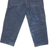 GALAPO Mens Jeans Blue Regular Straight Denim W36 L27 Workwear Style