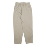 RUBY Womens Beige Relaxed Straight Trousers W30 L30 Casual Lightweight Zip