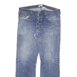 LEVI'S 501 Mens Jeans Blue Regular Straight Denim Medium W38 L34 Classic Button